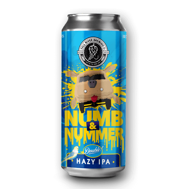 Fall River Numb & Nummer Double Hazy IPA