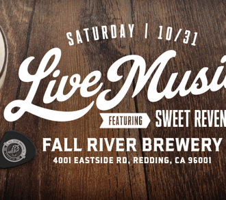 Live Music in Redding by Sweet Revenge at Fall River Brewing