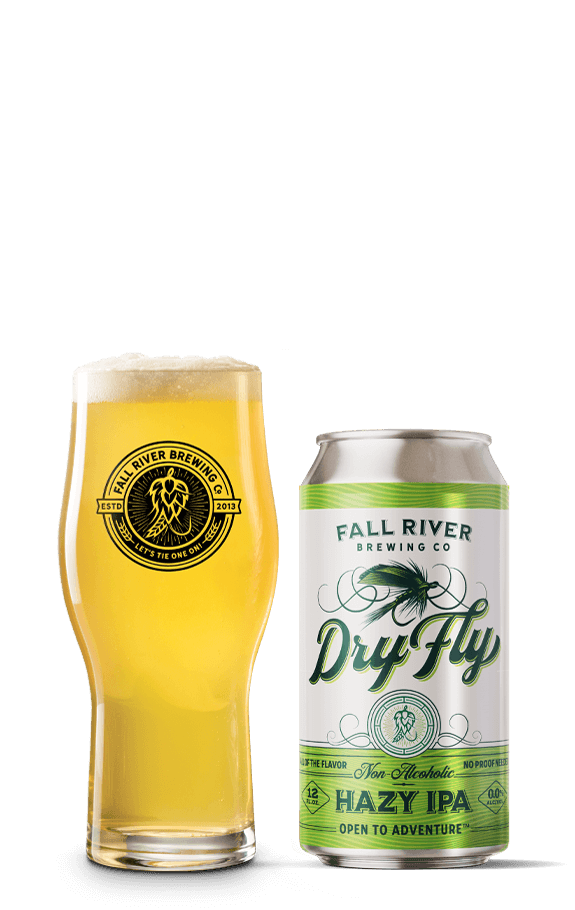 Fall River Beach Pop Dry Fly Hazy IPA Non-Alcoholic Hazy IPA