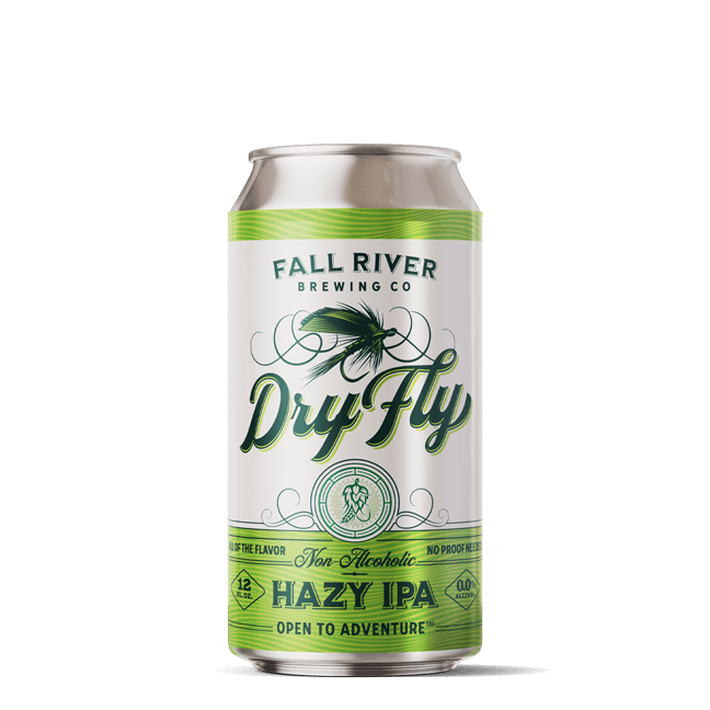 Fall River Beach Pop Dry Fly Hazy IPA Non-Alcoholic Hazy IPA